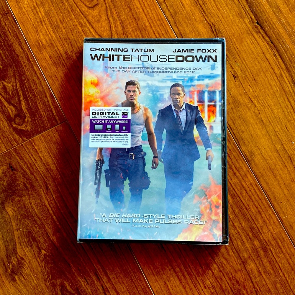 White House Down DVD New Never Opened. Channing Tatum & Jamie Foxx.